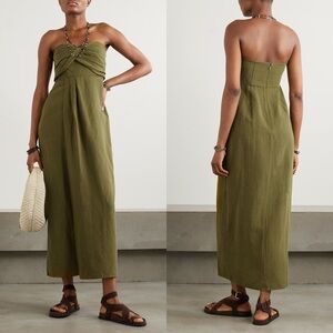 🆕 Mara Hoffman Yara strapless midi dress